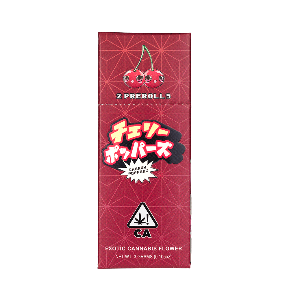 Cherry Popperz Prerolls (2x)
