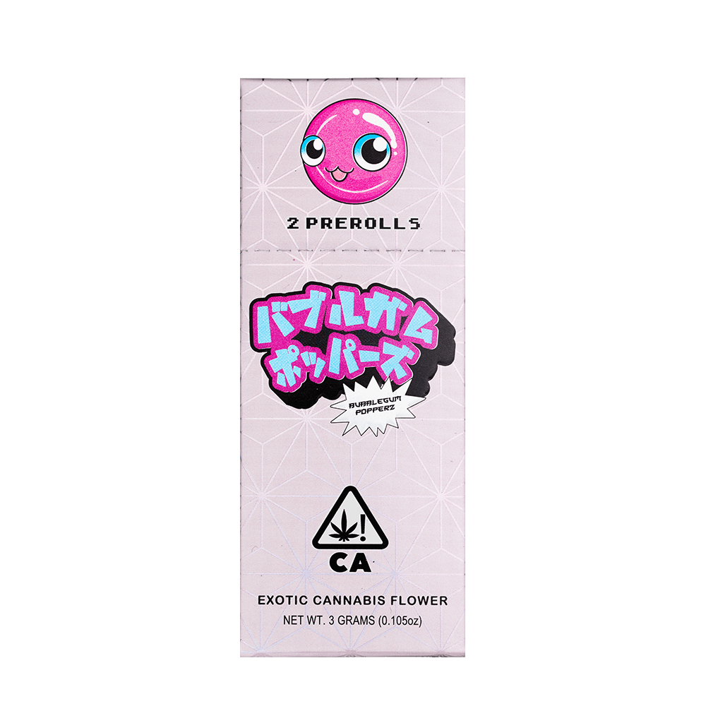 Bubblegum Popperz Prerolls (2x)